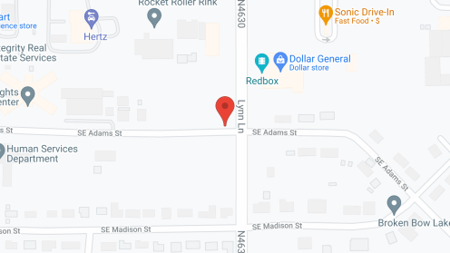 Map of the neighborhood around Colonial Lodge Senior Living