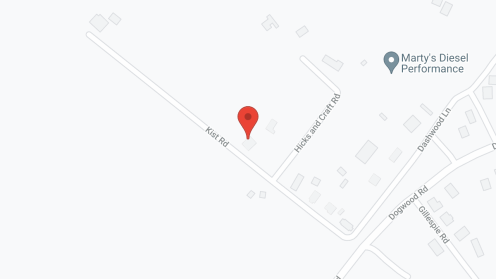 Map of the neighborhood around Caraway Manor II