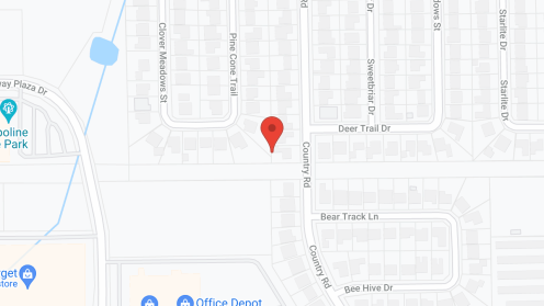 Map of the neighborhood around The Park at Bay Area