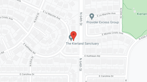 Map of the neighborhood around The Kierland Sanctuary