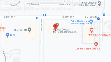 Wichita Center for Rehabilitation and Nursing in google map