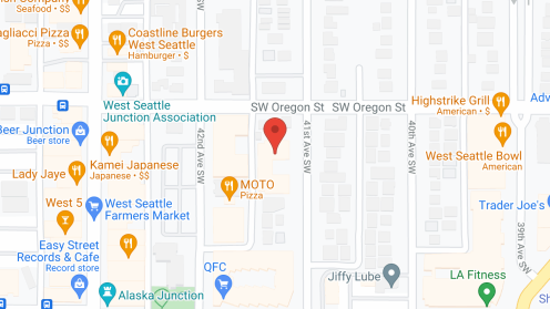 Map of the neighborhood around Quail Park Memory Care Residences of West Seattle