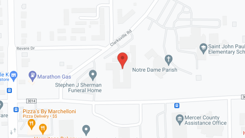 Map of the neighborhood around Nugent Convalescent Home Inc