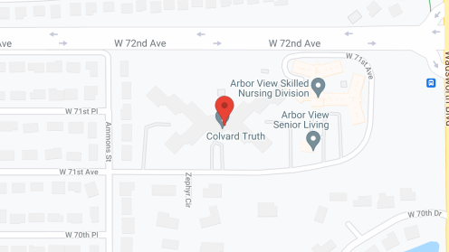 Map of the neighborhood around Arbor View Senior Living