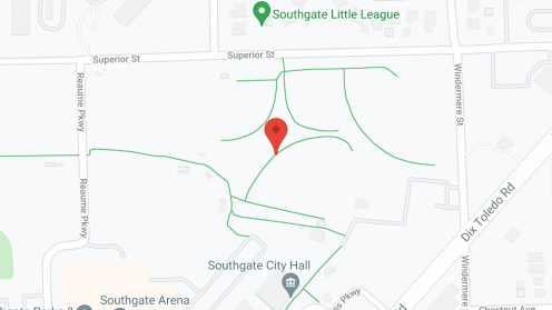 Map of the neighborhood around The Retreat at Southgate