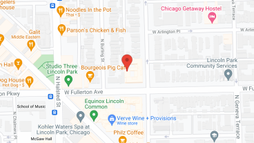 Belmont Village Lincoln Park in google map