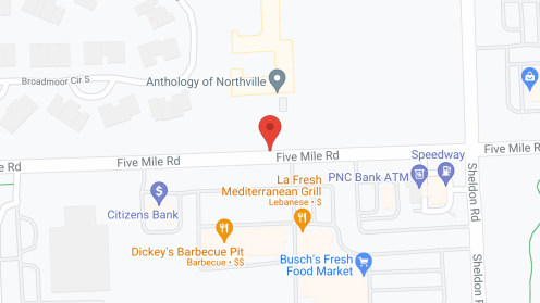 Map of the neighborhood around StoryPoint Northville