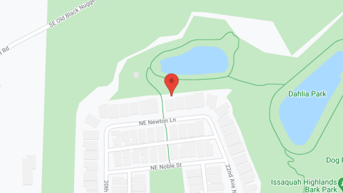 Map of the neighborhood around Sunrise of Issaquah