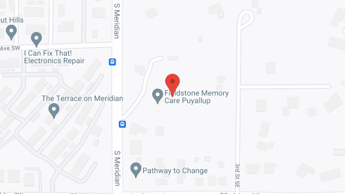 Map of the neighborhood around Fieldstone Memory Care Puyallup