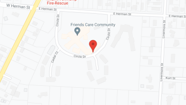 Friends Care Community Independent Living CCRC in google map