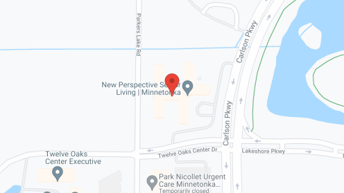 Map of the neighborhood around New Perspective Carlson Parkway