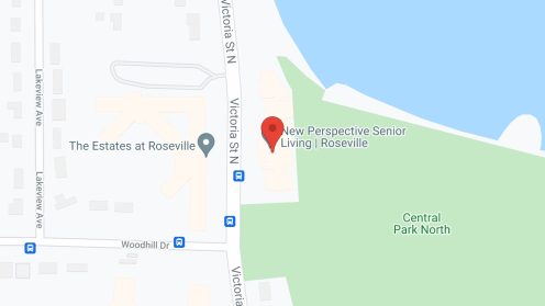 Map of the neighborhood around New Persepctive Senior Living Roseville
