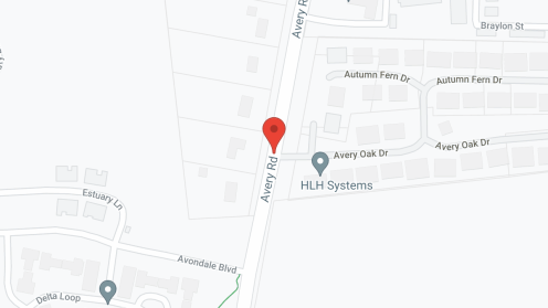 Map of the neighborhood around Avondale Senior Village