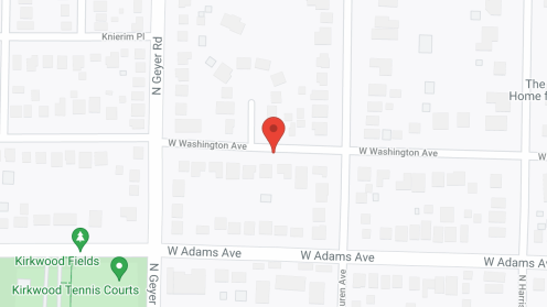 Map of the neighborhood around Adams Place