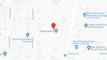 Agape Manor in google map