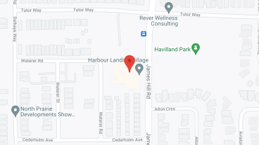 Harbour Landing Village in google map