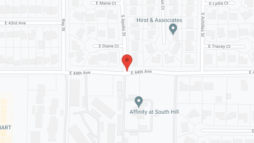 Map of the neighborhood around Affinity at South Hill