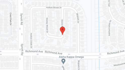 Map of the neighborhood around Arbor Vista at Stoneway