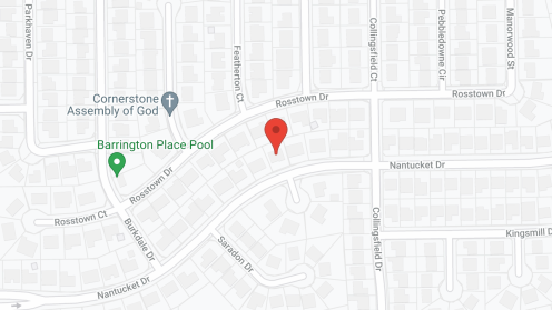 Map of the neighborhood around Arbor Vista at Nantucket