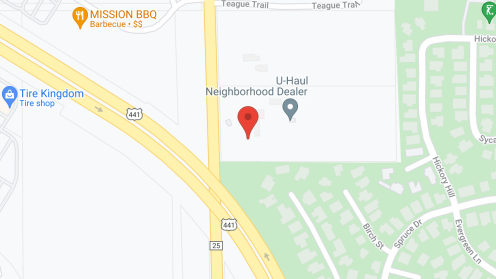 Map of the neighborhood around Village Veranda