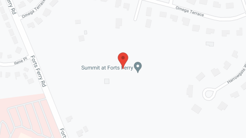 Map of the neighborhood around Pinnacle Living at Forts Ferry