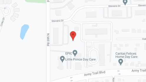 Map of the neighborhood around Clarendale of Addison