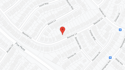 Map of the neighborhood around Young at Heart, Inc.