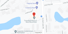Townehall Place of West Bloomfield in google map