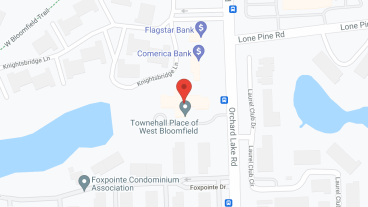 Townehall Place of West Bloomfield in google map