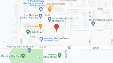 Manning Senior Living in google map