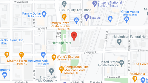 Map of the neighborhood around Legacy Oaks of Midlothian Senior Living