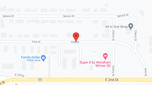 Map of the neighborhood around Homestead