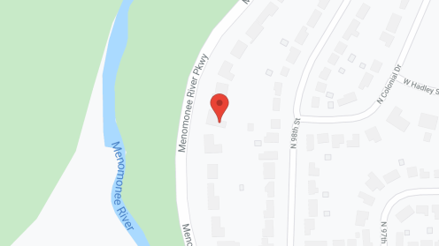 Map of the neighborhood around Home Share Parkway House