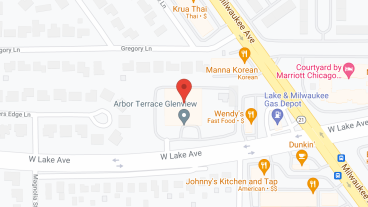 Arbor Terrace Glenview in google map