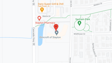 Cascades of Stayton in google map