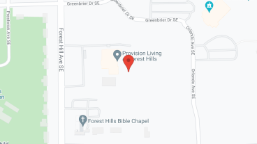 Provision Living of Forest Hills in google map