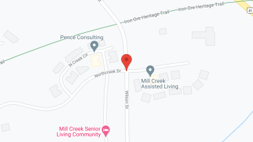Mill Creek Senior Living Community in google map