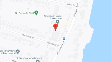 American House Lakeshore in google map