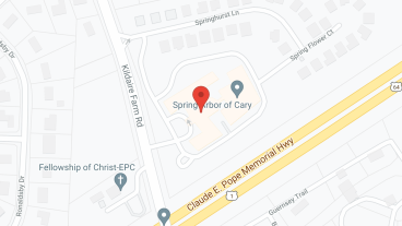 Spring Arbor of Cary in google map