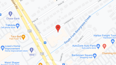 Map of the neighborhood around Creekside on Bardstown