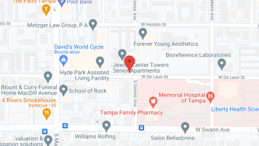 Jewish Center Towers in google map