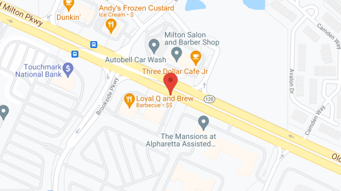 Map of the neighborhood around The Mansions of Alpharetta Assisted Living and Memory Support