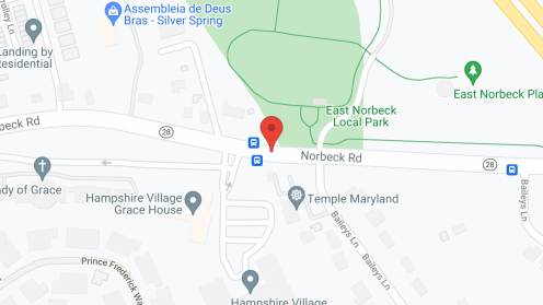 Map of the neighborhood around Grace House