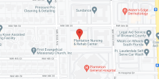 Plantation Nursing and Rehabilitation Center in google map