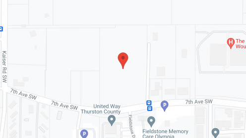 Map of the neighborhood around Fieldstone Olympia Memory Care