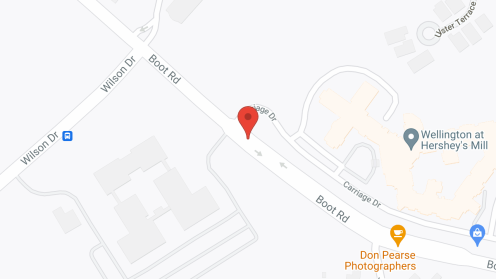 Map of the neighborhood around Wellington at Hershey's Mill
