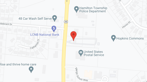 Map of the neighborhood around Hopkins Commons