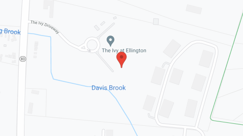 Map of the neighborhood around The Ivy at Ellington