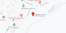 Evergreen Village of Bloomington in google map