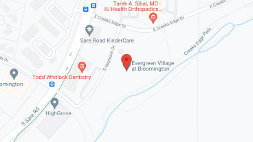 Evergreen Village of Bloomington in google map